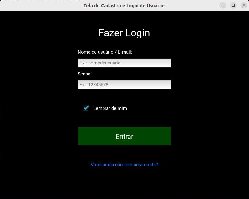 Tela de Login com Kivy